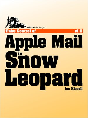 cover image of Take Control of Apple Mail in Snow Leopard